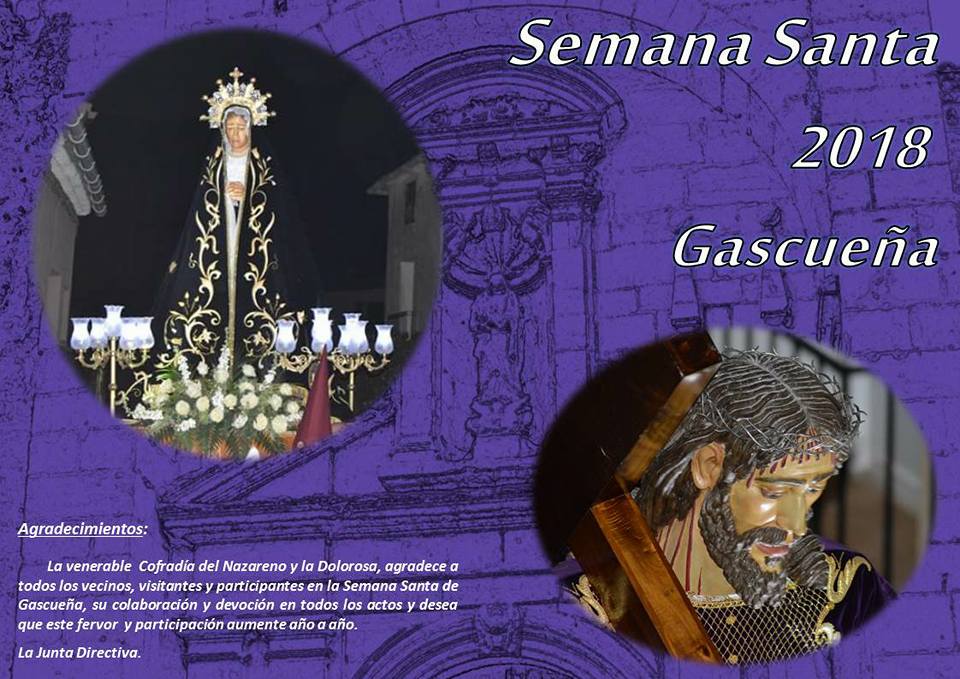 Semana Santa en Gascueña 2018 Gascueña